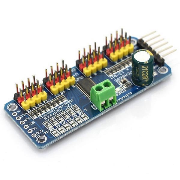 16 Channel 12-bit PWM Servo Driver